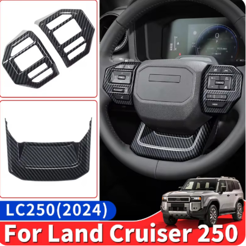 Bánh Ngọt Trang Trí Vô Lăng Cho 2024 Toyota Land Cruiser 250 1958 Prado LC250 Phụ Kiện Nội Thất Nâng