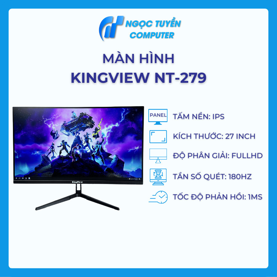 [FULLVAT] Màn hình Kingview NT-279 NEW (27inch/180hz/IPS/1ms) - Bảo hành 24 tháng