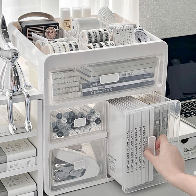 New Product#Desktop Drawer Storage Cabinet Multi-layer Multi-functional Organizer Large Capacity Stu
