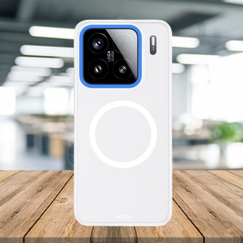 Ốp điện thoại trong suốt hút từ tính Mi 15s Pro cho Xiaomi 15 Ultra Mi14 Ultra 14 Pro Hộp màu mờ Vỏ 