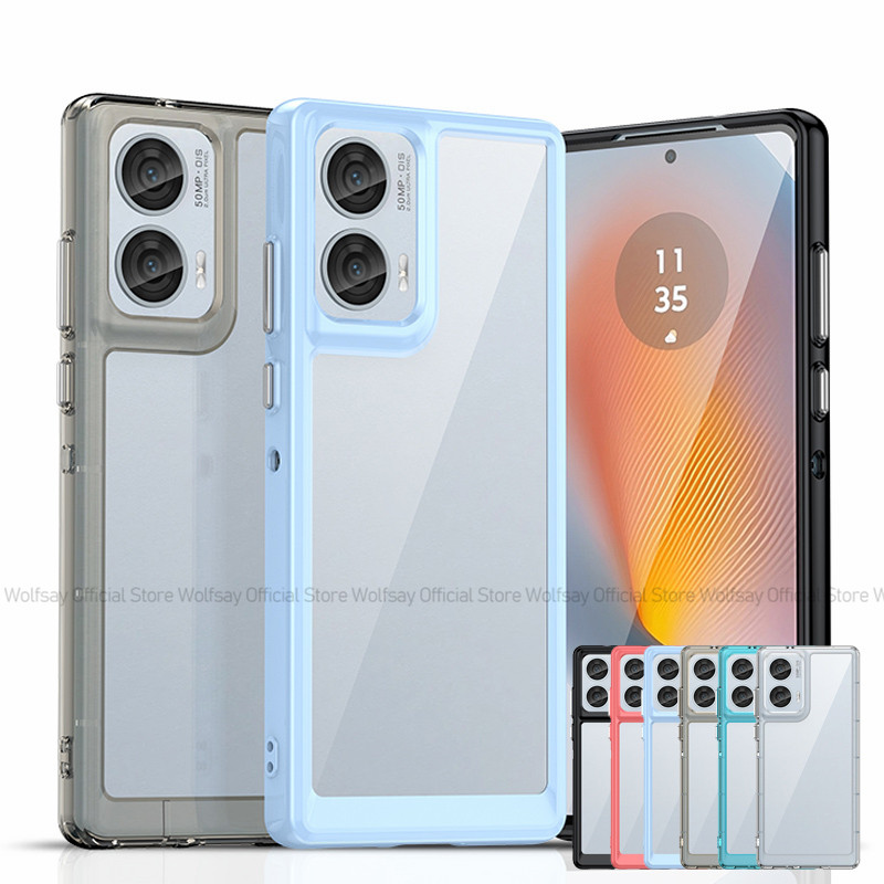 Dành Cho Motorola Moto Edge 50 Fusion Ốp Lưng Motorola Moto Edge 50 Fusion Cover Chống Sốc PC Cứng T