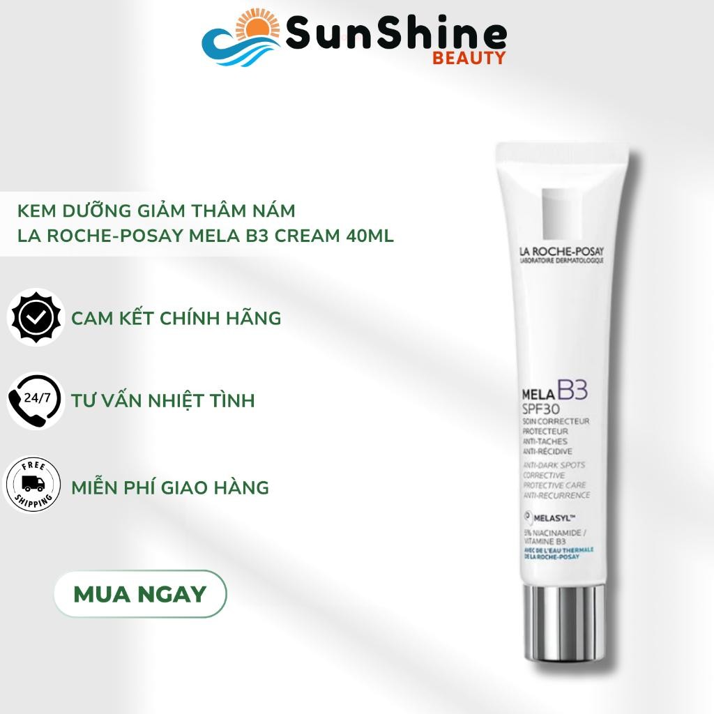 Kem Dưỡng La Roche Posay Mela B3 Dưỡng Sáng Da, Mờ Thâm Nám 40ml