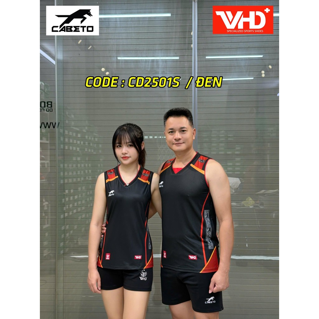 VHD Cabeto - Bộ Quần Áo Thể Thao Cao Cấp - Phù Hợp Mọi Hoạt Động - Áo Nam/Nữ - Co Giãn 4 Chiều, Mát 