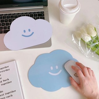 Miếng Lót Chuột Đơn Giản Dễ Thương Mây Chuột Thảm Chống Trơn Trượt Đế Cao Su Miếng Lót Chuột Chống Thấm Nước Chống Trơn Trượt Tấm Cách Nhiệt