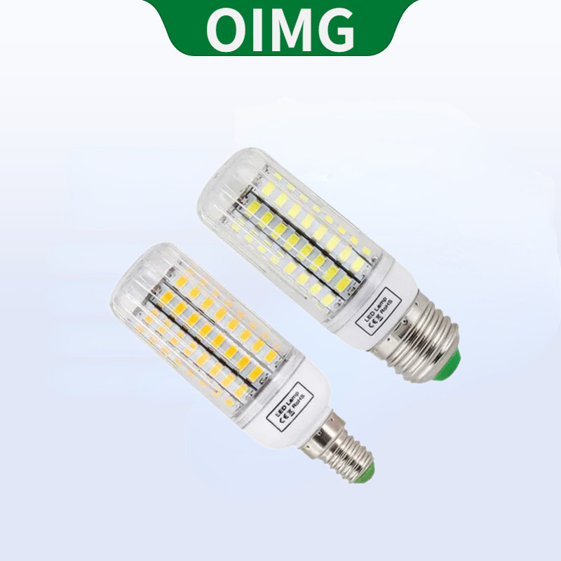 OIMG E27 E14 LED 5730 Bóng đèn SMD 220V 24 36 48 56 69 72LED 7W 10W 12W 15W 20W 25W