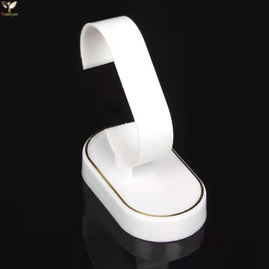 Đồng hồ trưng bày Giá đỡ phong cách nghệ thuật Giá đỡ đồng hồ tròn màu trắng để trưng bày trang sức Trang trí nội thất Sử dụng bán lẻ