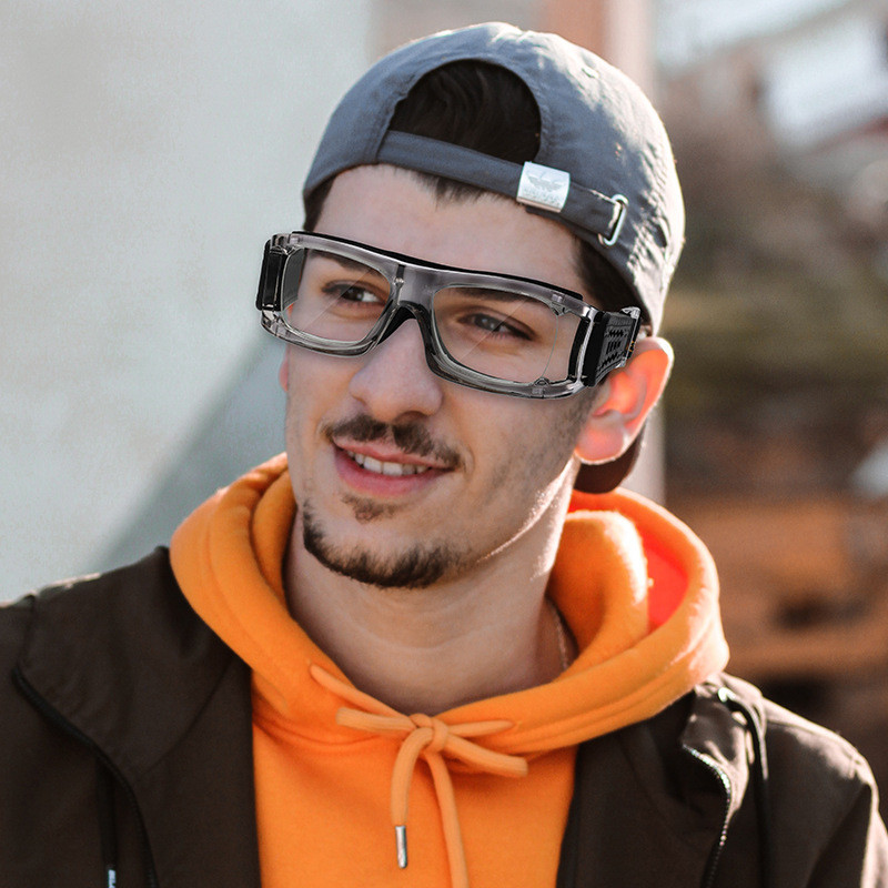 6088Cycling Windproof Basketball Goggles Sports Protective Glasses Head-Mounted Glasses Soft Silicon