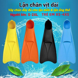 Chân Vịt Lặn Biển Chống Trượt TPE/Silicone | Giày Bơi Dài Cho Người Lớn & Trẻ Em | Chân Vịt Tự Do Cao Cấp - Phiên Bản Gia Đình❤️【Khuyến Mãi 