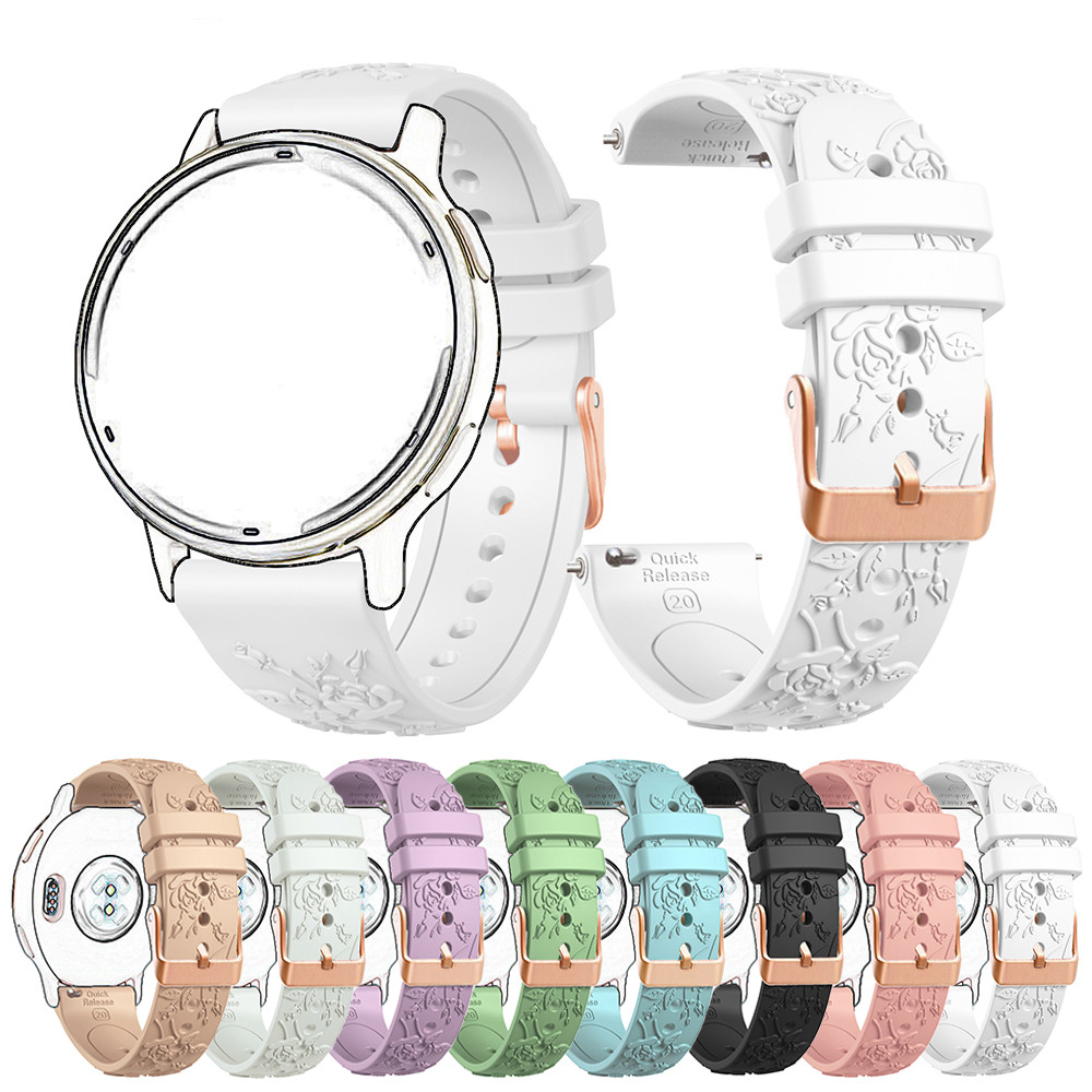 Dây 20mm Cho Huawei Watch GT 3 2 GT2 42mm GT3 Pro 43mm Vòng Tay Silicon Mềm Cho Samsung Galaxy Watch