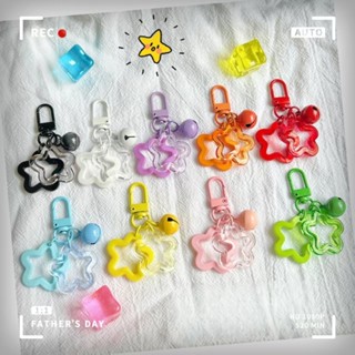 Acrylic Pentagram Doll Funny Key Carabiner Hành Lý Phần Cứng Mặt Dây Chuyền Tự Làm Phụ Kiện Trang Trí