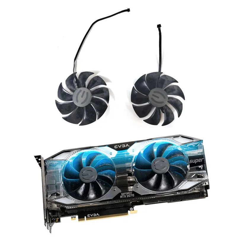 MỚI 87MM PLA09215S12H EVGA RTX2070 SUPER XC Siêu GAMING Quạt Dành Cho EVGA RTX2060 2070 2080 Card Đồ