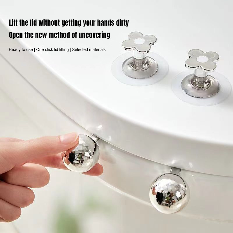 Miếng dán nâng nắp bồn cầu Flower