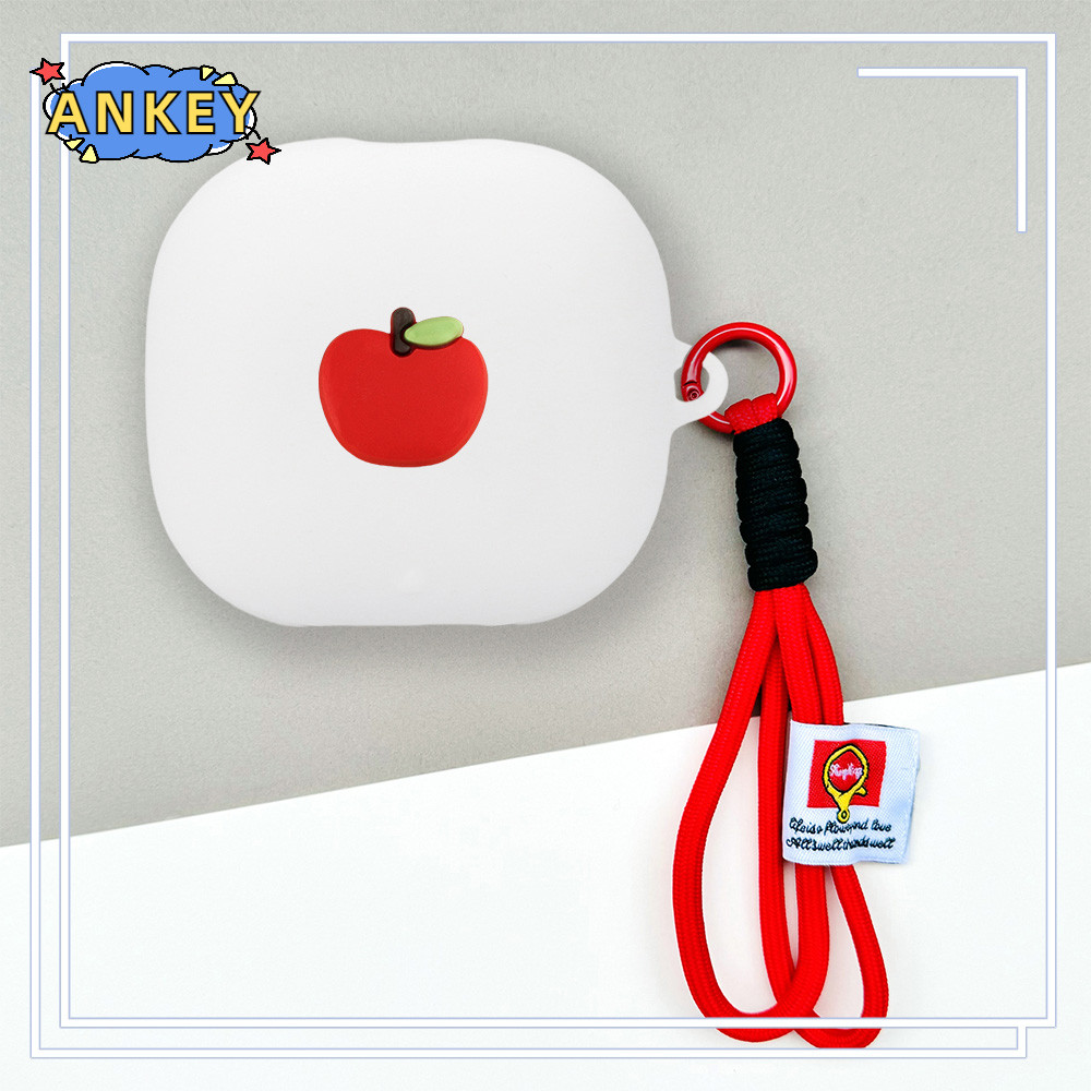 Earphone Silicone Case for Samsung Galaxy Buds 4 Pro / Buds 4 Cartoon Apple Pattern Headphone Cases 