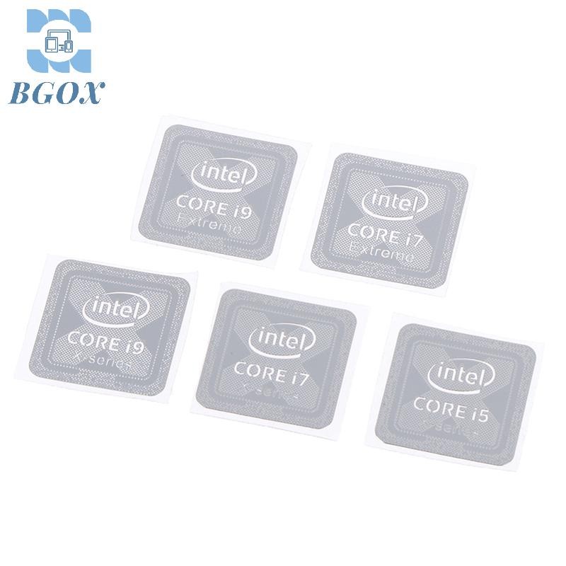 [BGOX] Intel Core i9 i7 i5 i3 CPU Metal Sticker Laptop Logo Sticker EON