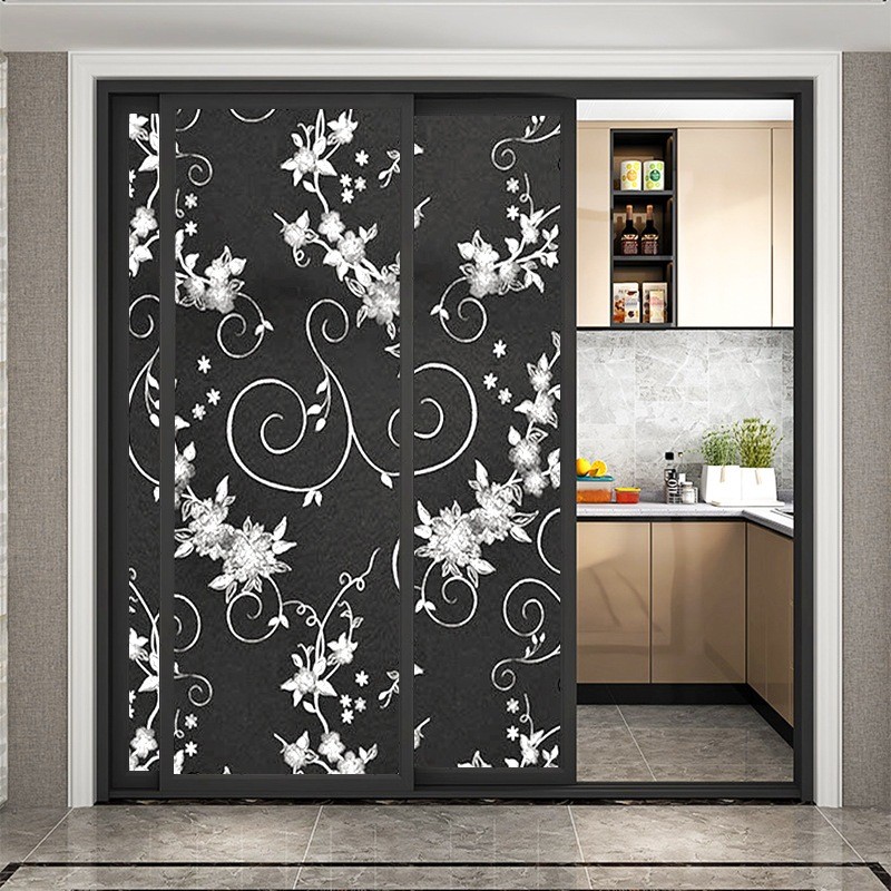 Decal Dán Kính CÓ KEO Chắn Sáng Chống Nắng- Decal Dán Kính Phòng Ngủ, Nhà Tắm Màu Đen Chống Nhìn Trộ