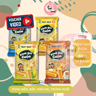  COMBO 4 GÓI BÁNH GẠO CUỘN WANT WANT   RONG BIỂN BẮP PHÔ MAI TRỨNG MUỐI   . 