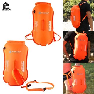  Phao bơi Phao Phao bơm hơi Ba lô Túi đựng khí đôi có thể tháo rời để cắm trại Du lịch chèo thuyền Kayak Triathletes 