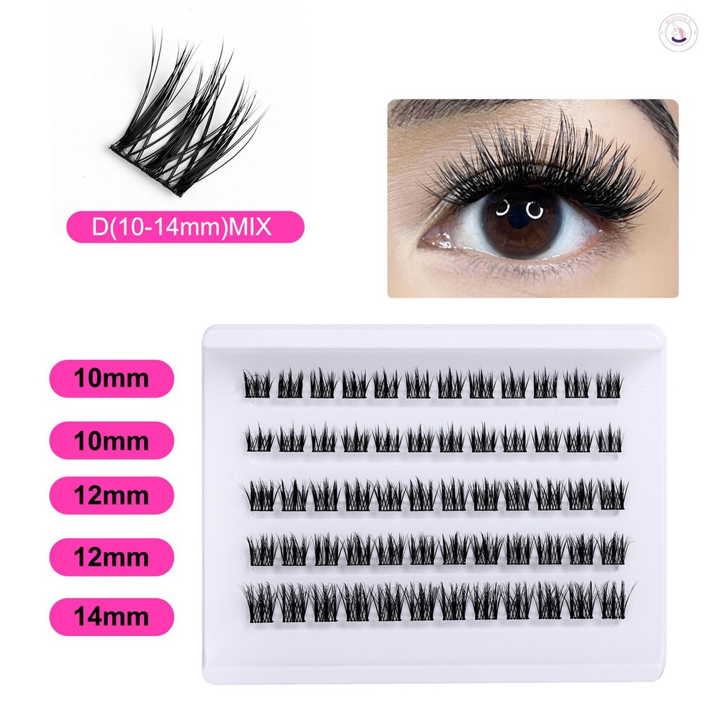 Hiệu ứng 3D Lông mi cá nhân 10-14mm C Curl Anime Lash Nâng cao vẻ ngoài của bạn cho mọi dịp