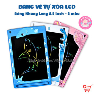  Bảng vẽ tự xóa điện tử bảng viết vẽ thông minh màn hình LCD khủng long 8.5 inch kèm bút cho bé 