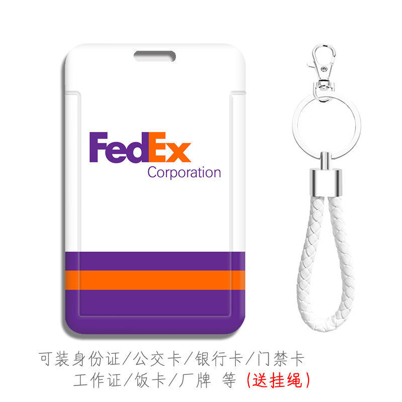 Fedex Fedex Federal Airlines Hộp đựng thẻ Nhân viên FedEX Giá đỡ ID làm việc Giá đỡ thẻ làm việc có 