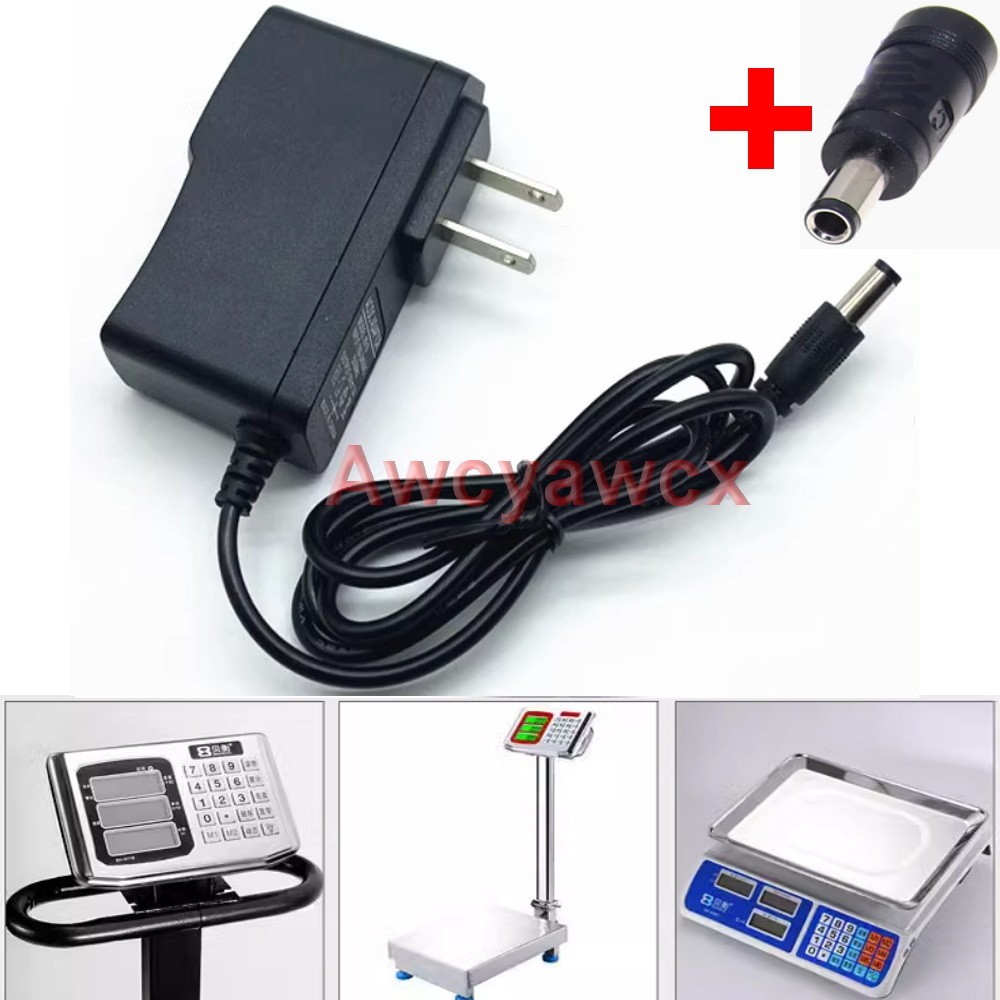 Cục Sạc AC DC 6V 500ma 1000ma 1A Cho Đồng Hồ Thông Minh 10 15 30 kgs 2 kg Cân điện tử Bộ sạc pin 10K