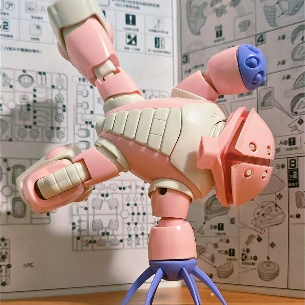 Bộ sưu tập Câu lạc bộ mô hình HG Pink Rùa MSM-04 Aguy 1 / 144 GUNDAM Mô hình lắp ráp Mecha Toy GUNDA