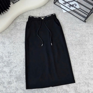 Chân váy dáng xuông, chân váy xé dáng dài, chân váy dài 80cm  siêu hack dáng  vải umi co giãn mềm mát thoải mái