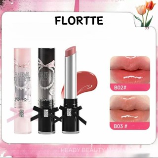 FLORTTE/Flower Lolia Glass Sea Series Son môi đặc, son bóng nước mật ong, son bóng gương I50D
