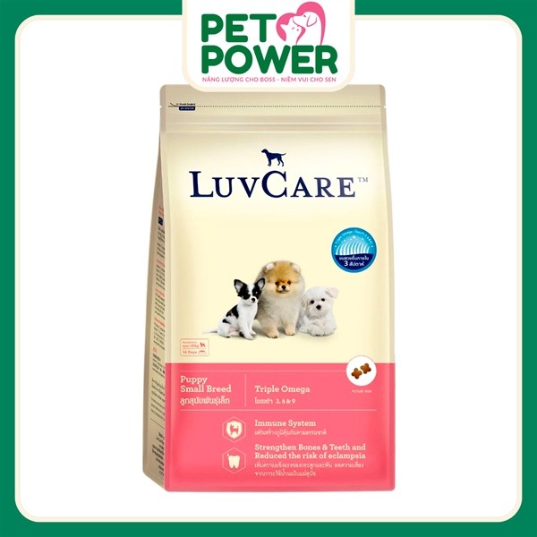 Thức Ăn Hạt Cho Chó Con Giống Nhỏ - LuvCare Puppy Small Breed - 2kg