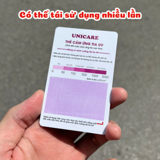 Thẻ test tia UV, Test Tia Cực Tím, Miếng thẻ nhựa test tia UV tái sử dụng nhiều lần