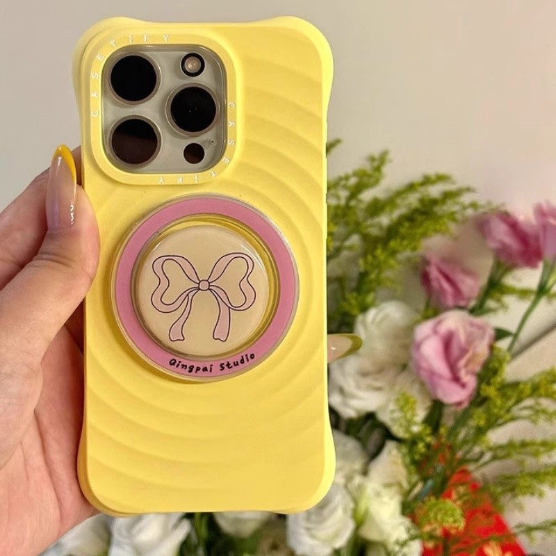 Giá đỡ từ tính MagSafe Socket dễ thương với thiết kế hoạt hình cho iPhone 16 15 14 13 Pro Max