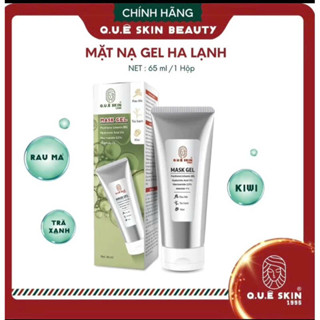 QUÊ SKIN Mặt nạ Mask Gel Lạnh H.A   65ml   Từ Rau má 
