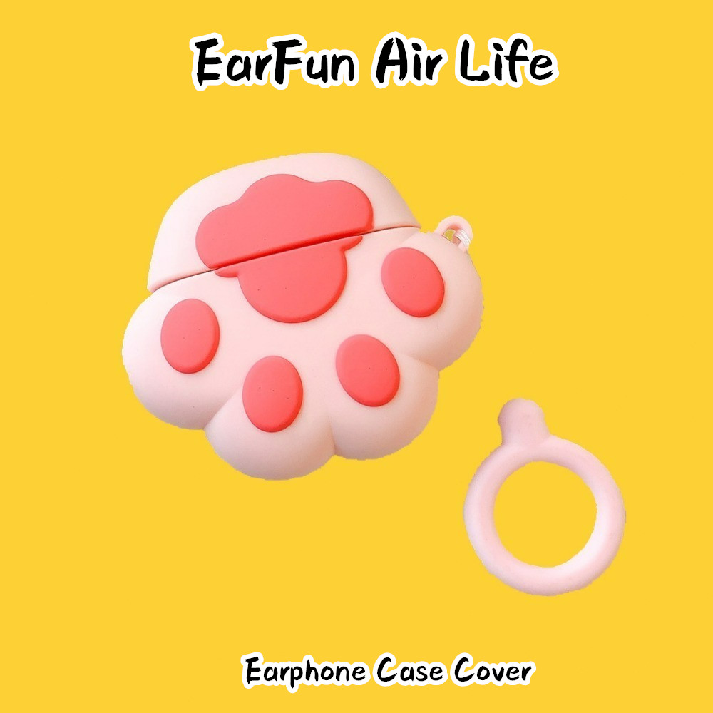 [Cung cấp trực tiếp] Dành cho Vỏ tai nghe EarFun Air Life Phim hoạt hình Vỏ tai nghe silicon mềm dễ 