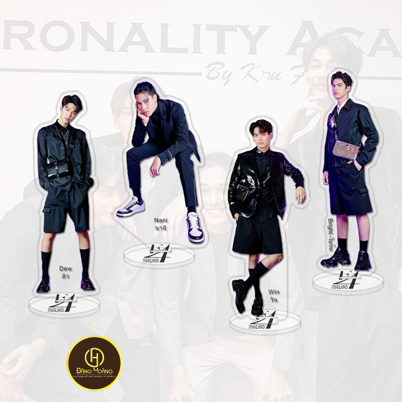 Biển Hiệu Trang Trí Hai Mặt Dạng Đứng Chất Liệu acrylic Thailand F4 Brightwin Mewgulf_ĐH