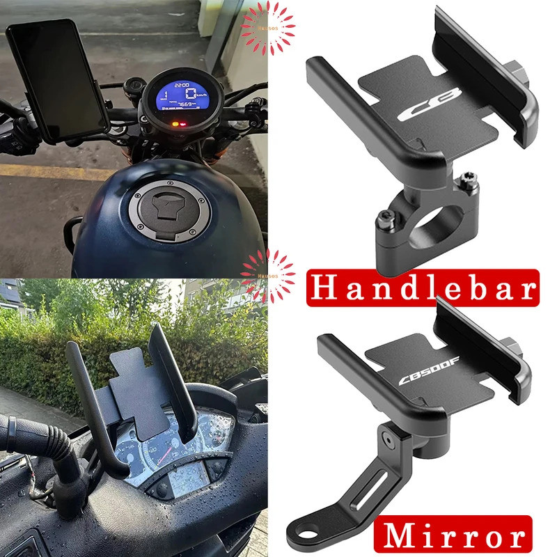 Dành Cho Xe HONDA CB CB500F CB500X 500 X Tay Cầm Xe Máy Giá Đỡ Điện Thoại Di Động GPS Chân Đế Gắn Ph