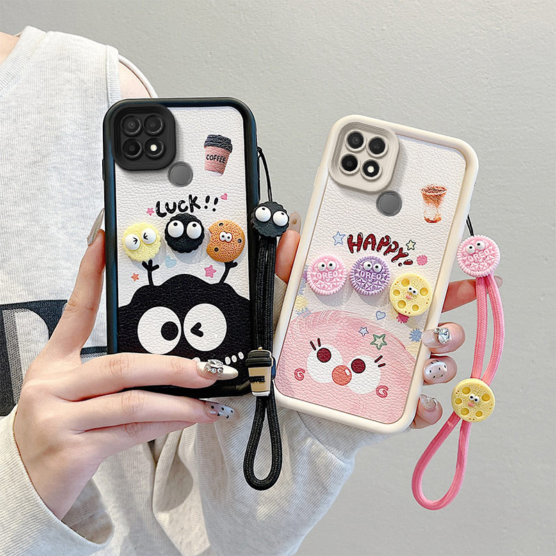 ốp lưng  oppo a15 oppo a15s Ốp điện thoại họa tiết da thủ công cho ốp lưng oppo a15 .