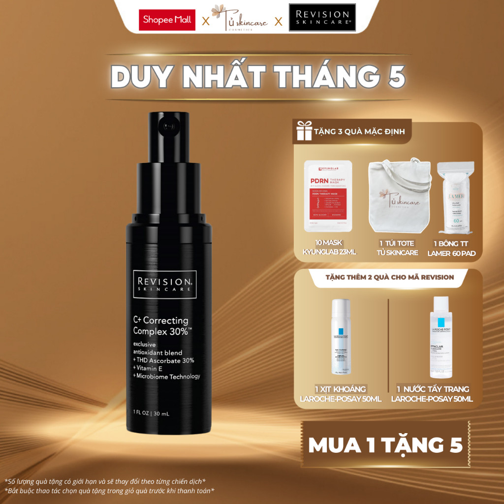Tinh Chất Vitamin C Revision Dưỡng Trắng Da, Chống Oxy Hóa Revision C+ Correcting Complex 30% 30ml