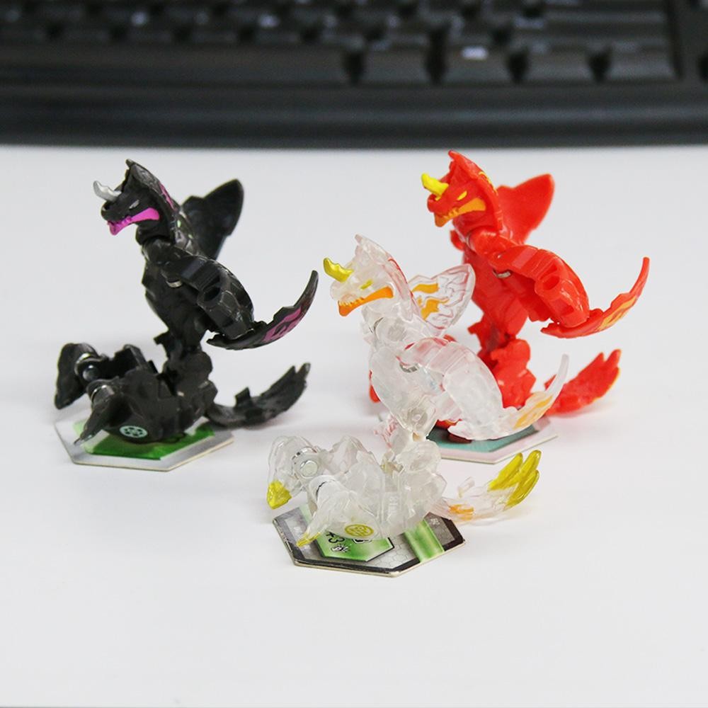 [Neo Dragonoid] Bakugan Battle Brawlers Màu đen trong suốt & đỏ Neo Dragonoid vít tam giác với mã số