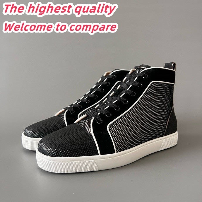 CL Lou Spikes high-top casual sneaker in black 6380868