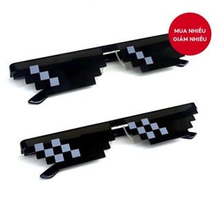 Kính Mát Ngộ nghĩnh Ống Kính Khảm Cosplay Kính Mắt Hip Hop Cho Nam Nữ