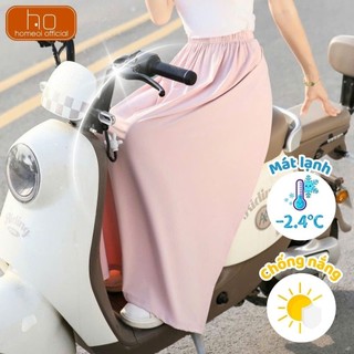 Váy Quây Chống Nắng Nữ Chất Liệu Băng Lụa Lạnh Mát Mẻ Lưng Đai Chun Co Giãn 4 Chiều Freesize