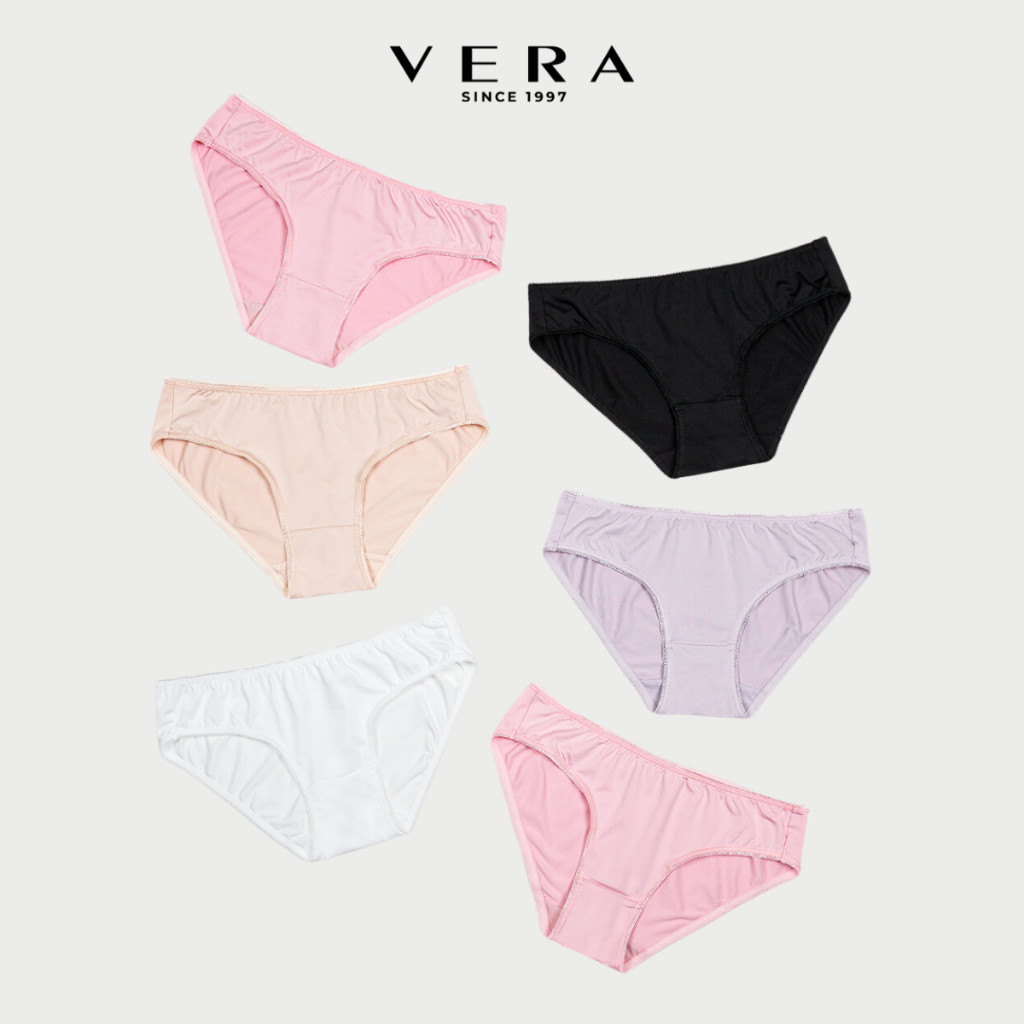 Combo 6 Quần Lót Nữ SKWorld - Vera Dáng Modern Brief Chất Liệu Thun Lạnh Co Giãn 6323