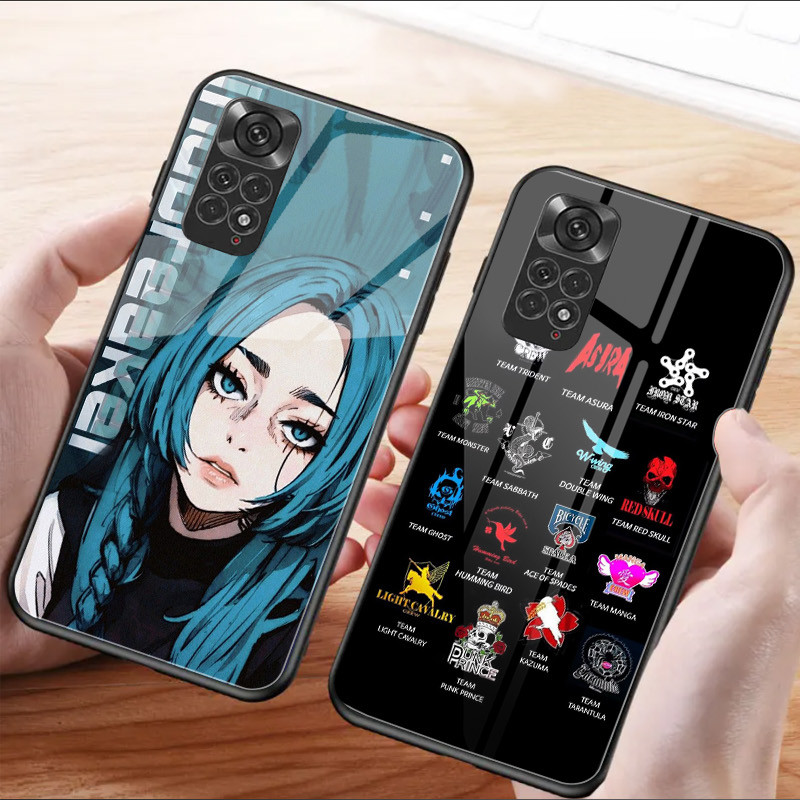 Ốp điện thoại kính WIND BREAKER 03 cho Xiaomi Redmi Note 13 Pro Plus 12 4G 11 10 5G 9