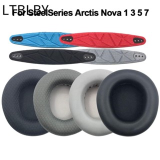 Miếng đệm tai LTBLBY, Vỏ đệm tai thay thế tai nghe chơi game, Phụ kiện gối xốp xốp Tai nghe cho SteelSeries Arctis Nova 1 3 5 7