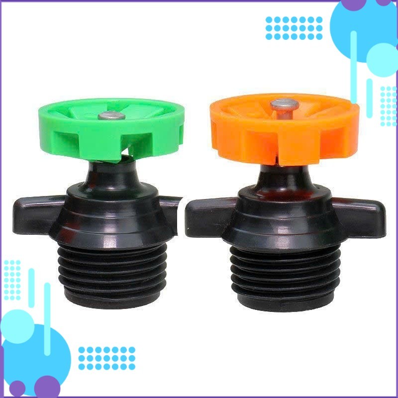 Béc phun mua béc tưới cây, béc xoay 360 độ ren 21mm đầu xoay có rãnh nước giúp phun xa đều