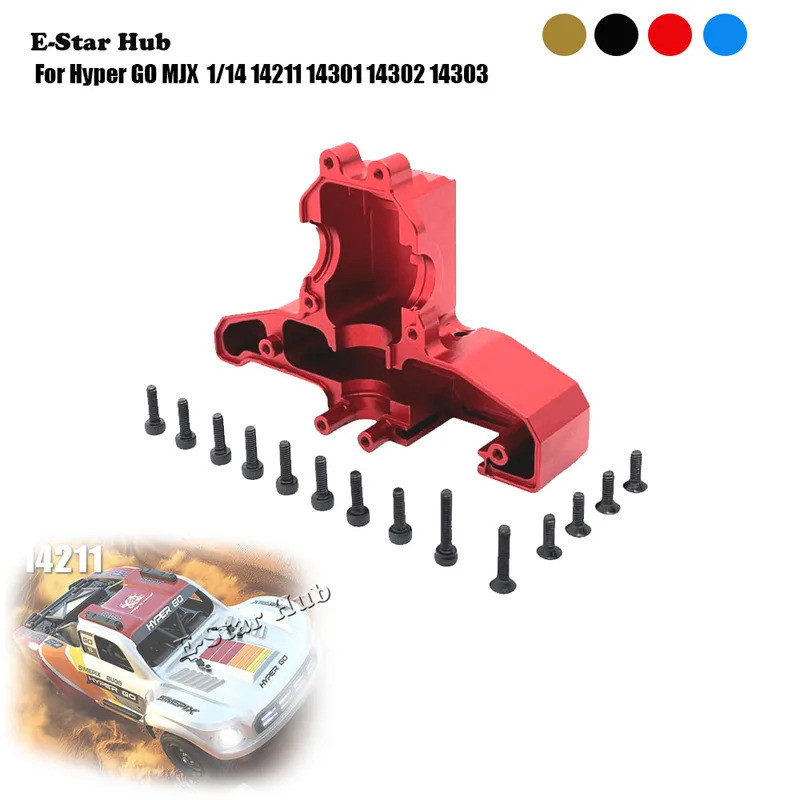 Nắp dưới hộp số phía sau cho Hyper GO MJX 1/14 14211 14301 14302 14303, bộ phận nâng cấp kim loại ch