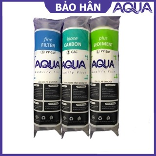 Lõi lọc nước AQUA chính hãng - Bộ lõi lọc thô 1 2 3
