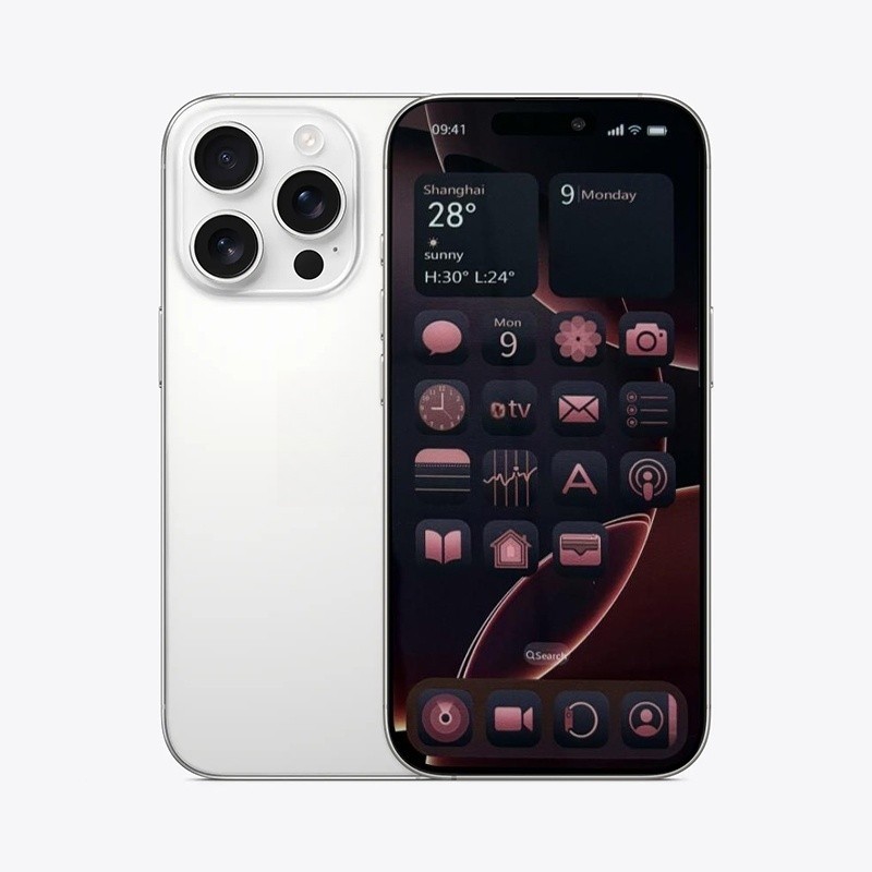 Để hiển thị iPhone 16 / iPhone 16 Plus, 16 Pro và 16 Pro Max Màn hình điện thoại giả 1: 1 Mô hình bả