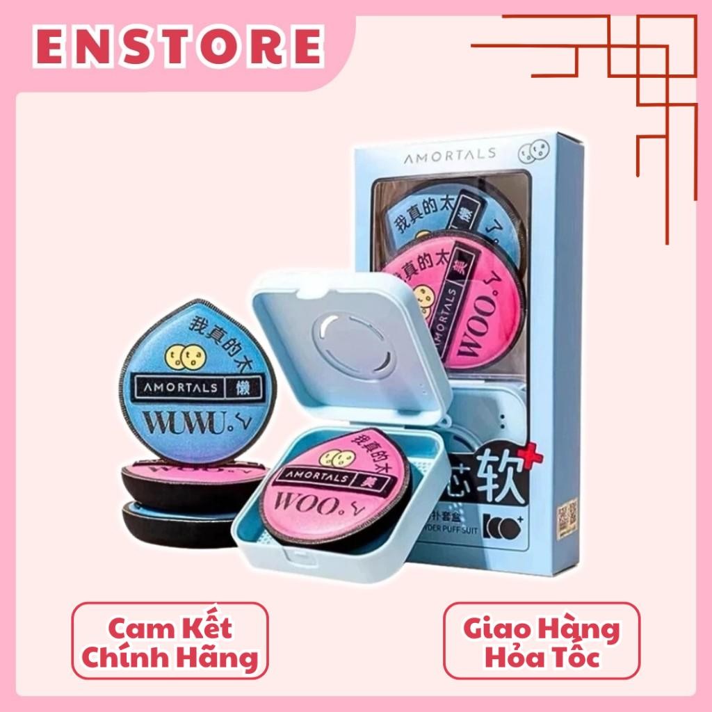 [AMORTALS] Set bông mút trang điểm Amortals các loại Enstore