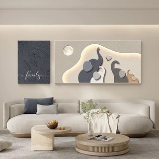  Tranh Tráng Gương Treo Tường Gia Đình Voi Nghệ Thuật Bộ Tranh Tráng Gương Decor Phòng Khách Hiện Đại Ý Nghĩa Tình Thân 